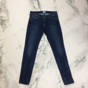 Hudson dark wash skinny jeans